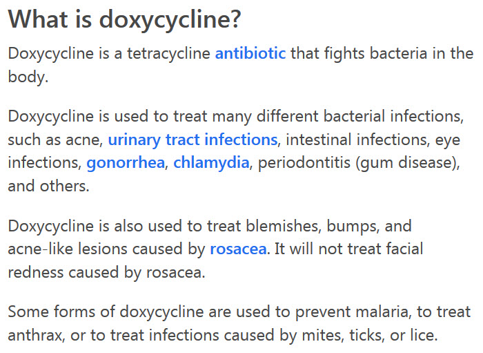 shelf life of doxycycline
