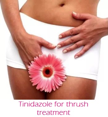 Tinidazole for thrush treatment