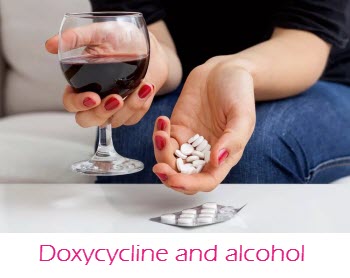 Doxycycline and alcohol